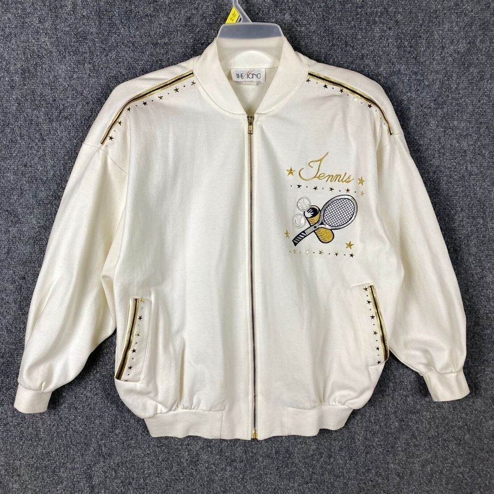 Vintage‎ The Icing Sweatshirt Medium Women's Full Zip Cotton Blend